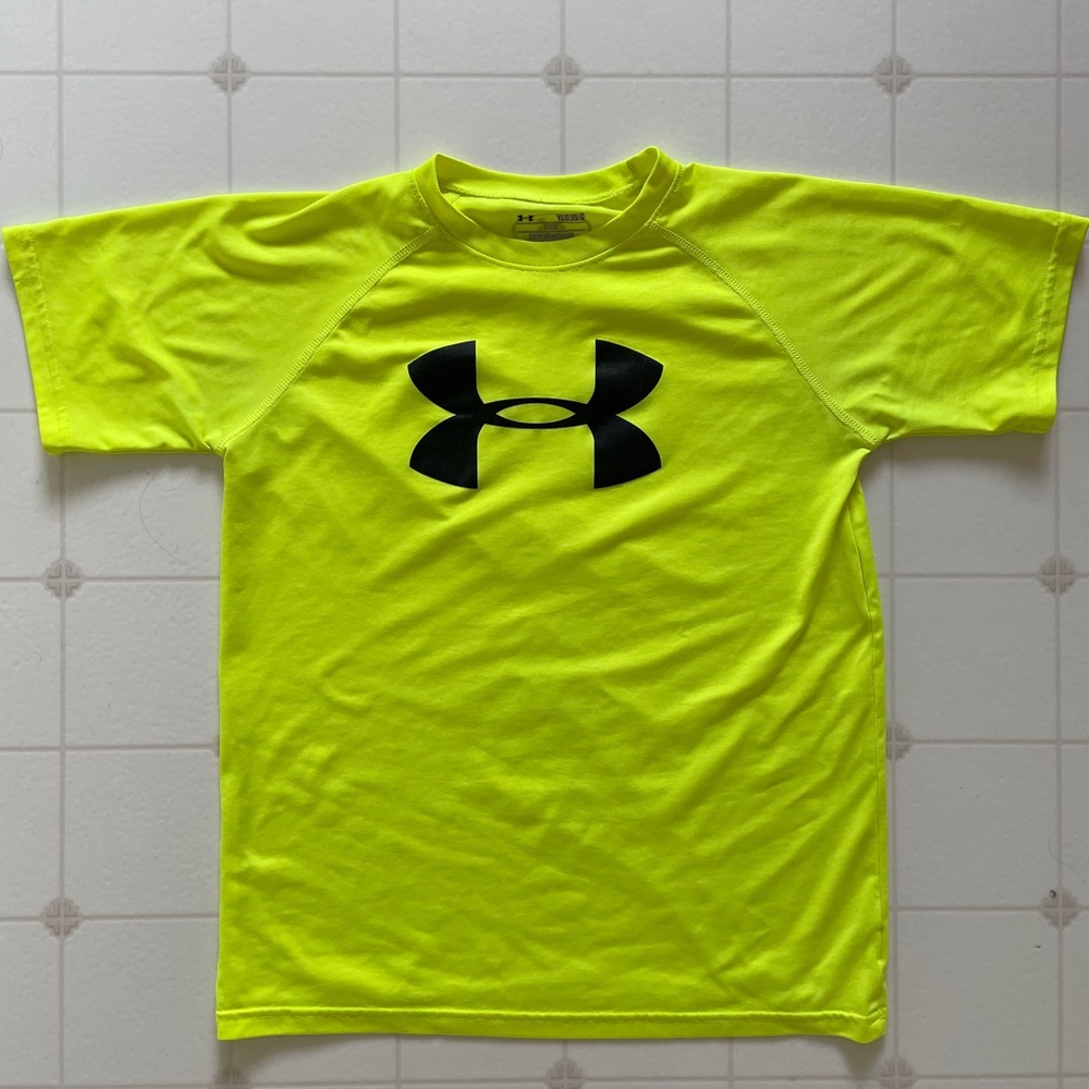 Under Armour Neon Yellow Athletic T-Shirt